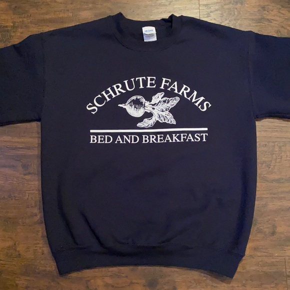 Schrute Farms Bed & Breakfast Crew Sweatshirt - Picture 1 of 5